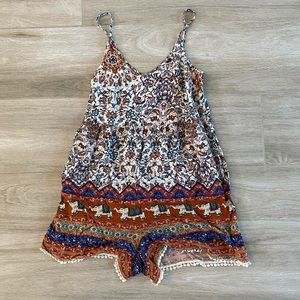 Xhilaration Romper - Cute Pattern Size XS Great!